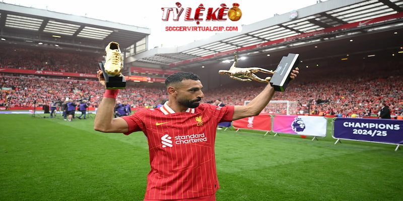Tiền đạo người Ai Cập đã giành được nhiều vinh quang cùng The Kop